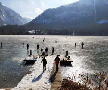 Eislaufen am Lunzer See