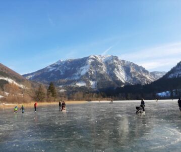ORF NÖ – Eislaufen am Natureis am Lunzer See