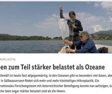 Lunzer See- Wassercluster- Internationale Plastikverschmutzungsanalyse