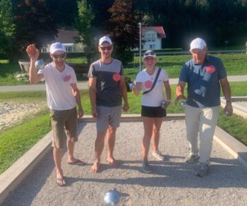 Erste Lunzer Boule-Turnier vom SV STRIGL Lunz