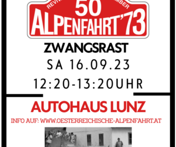Motorsport-Event: Alpenfahrt-Revival in Lunz am See