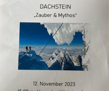 Einladung Bildvortrag Dachstein – Alpenverein Lunz am See