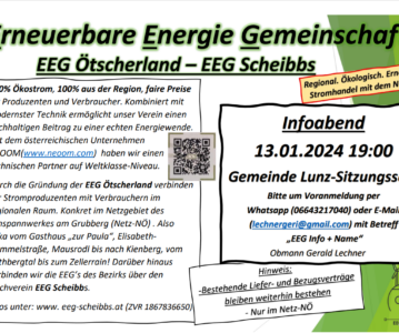 Infoabend Energiegemeinschaft