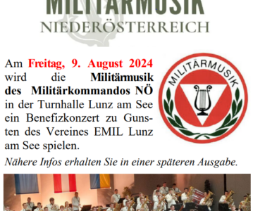 Benefizkonzert der Militärmusik für EMIL Lunz