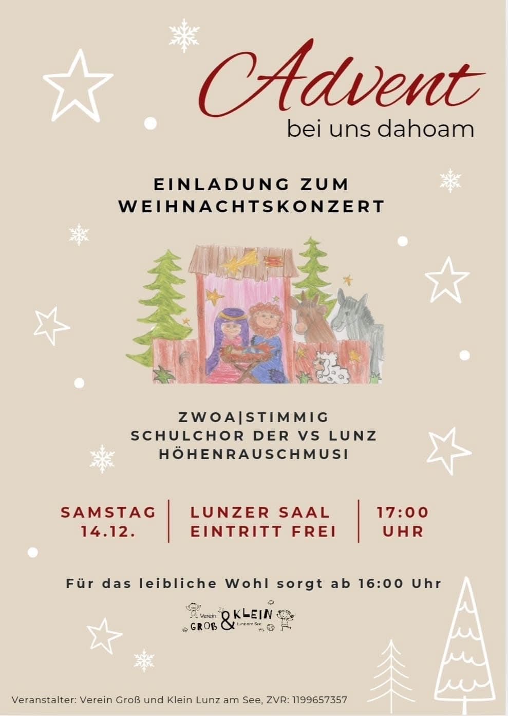 Ankündigung – Advent bei uns dahoam