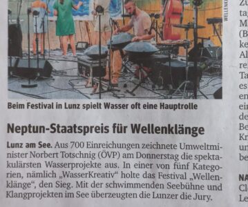 Neptun-Staatspreis für Wellenklänge