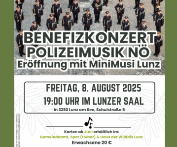 Benefizkonzert für EMIL Lunz – SAVE THE DATE