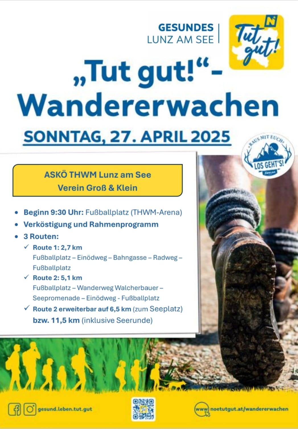Morgen ist es soweit – Tut gut! Wandererwachen