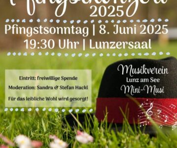 Pfingstkonzert 2025 – Musikgenuss im Lunzersaal