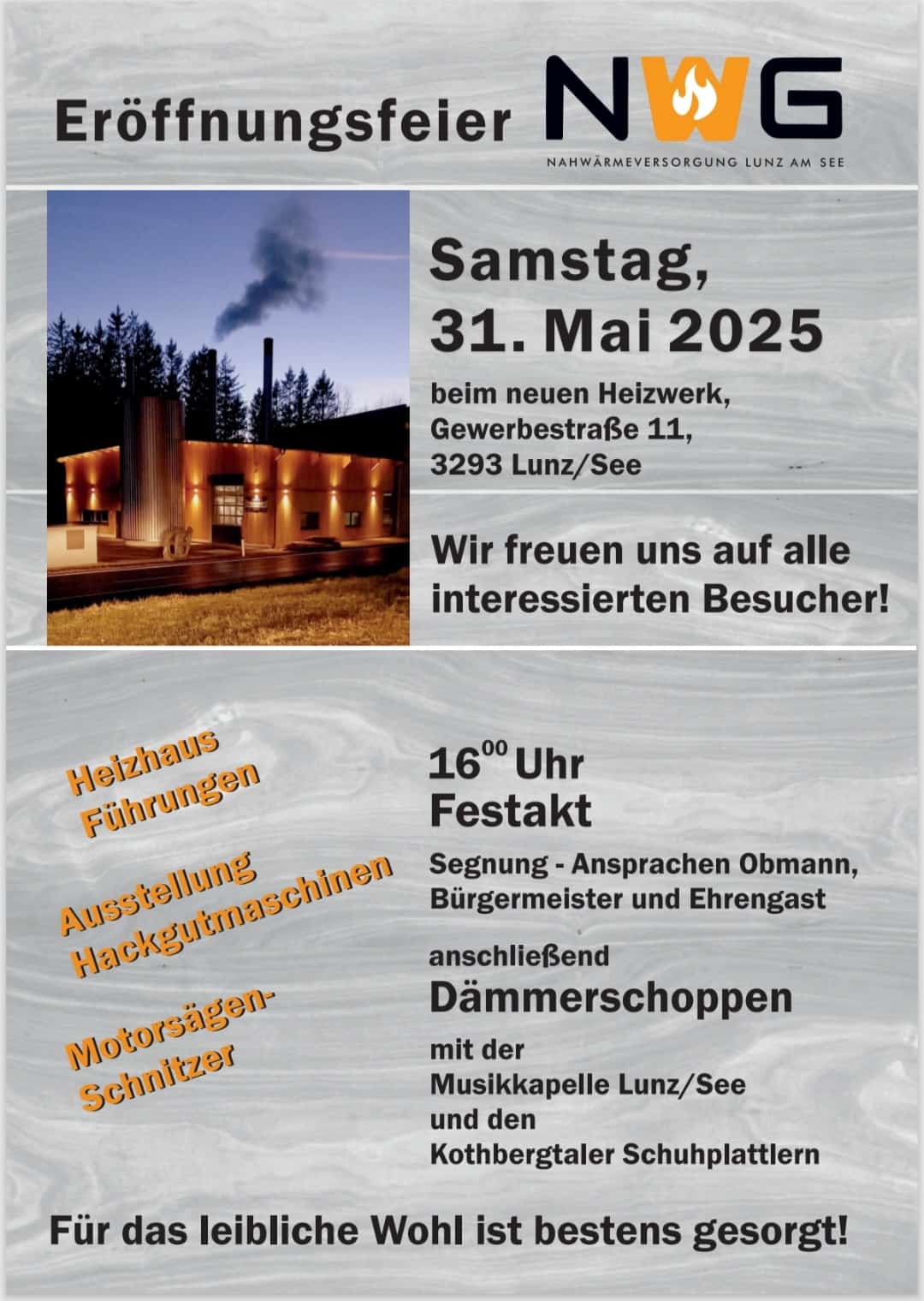 Eröffnungsfeier Nahwärmeversorgung Lunz am See