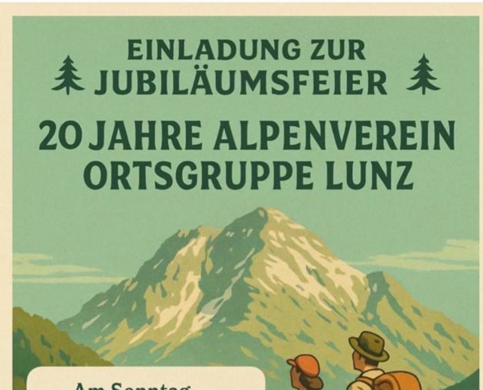 20 Jahre Alpenverein Ortsgruppe Lunz