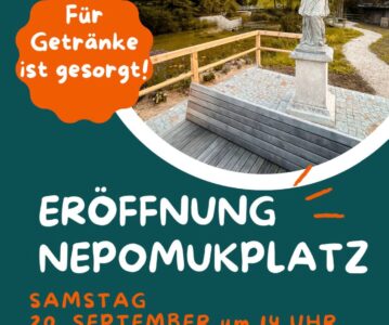 Feierliche Eröffnung Nepomukplatz