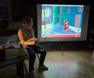 Bilderbuchkino in der Lunzer Bibliothek