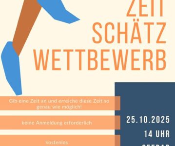 Ankündigung: Zeitschätz-Wettbewerb vom SV-Strigl
