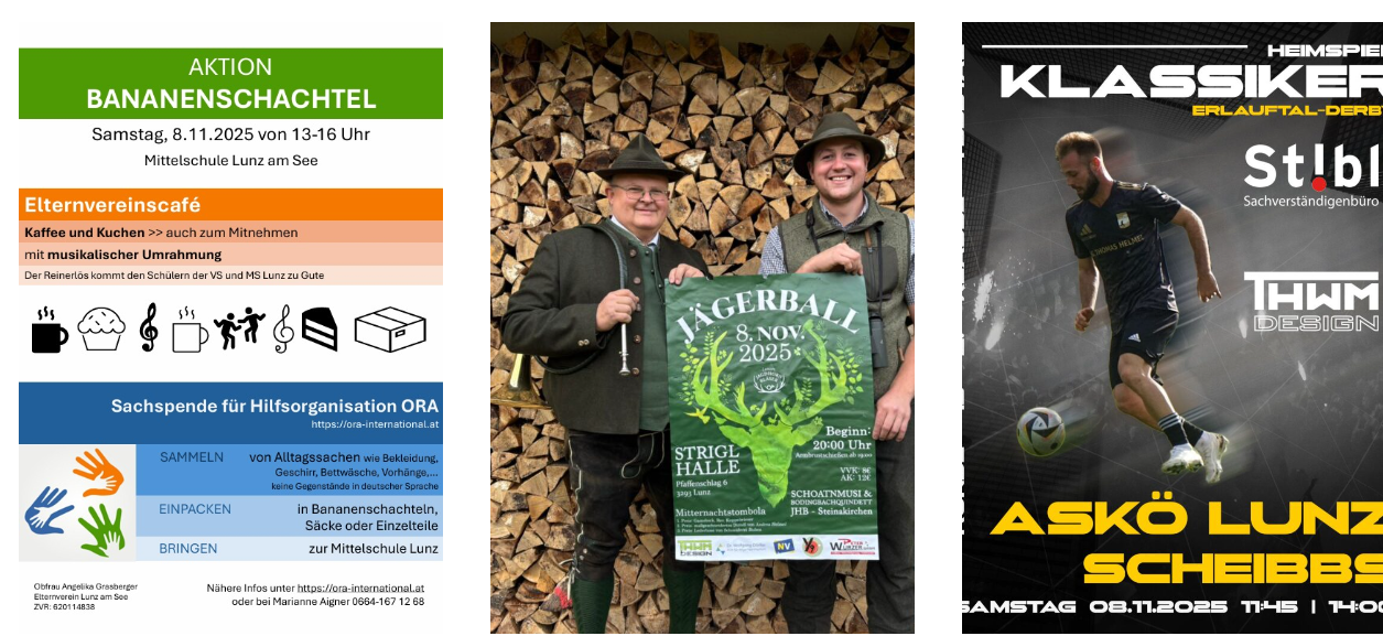 Ankündigungen: Veranstaltungswochenende in Lunz am See