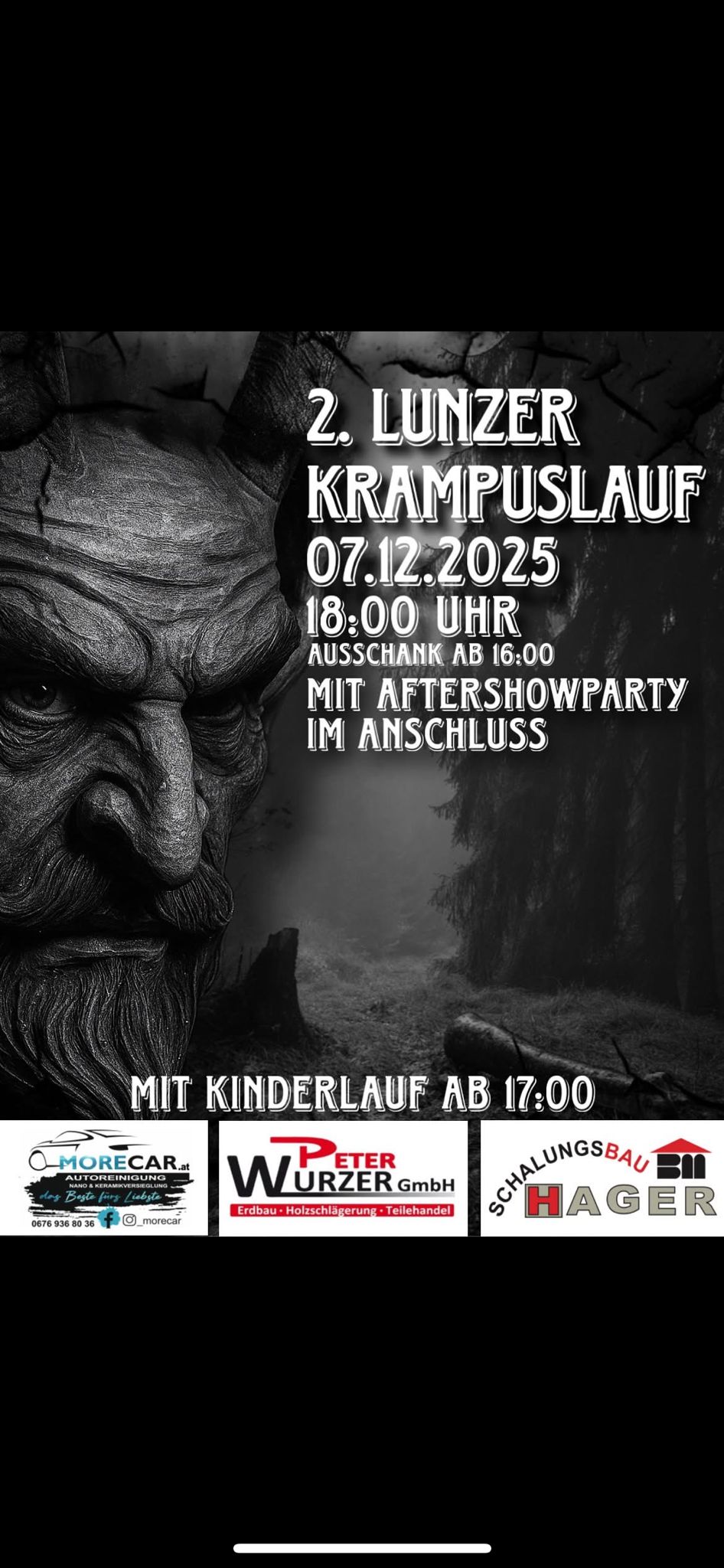 Ankündigung: Krampuslauf der Lunzer Seeteufel