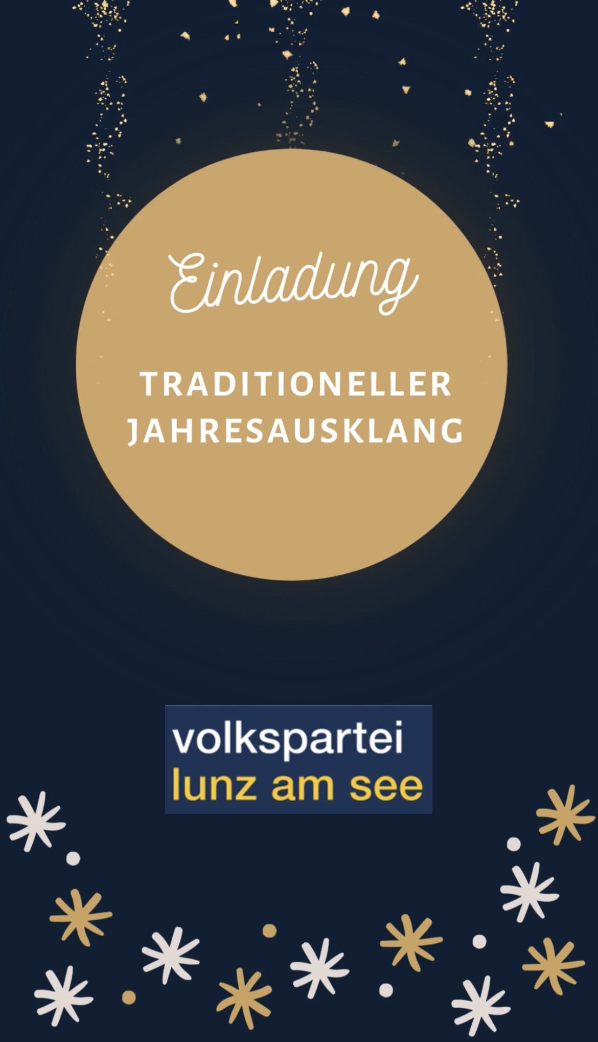 Herzliche Einladung: Silvesterstandl