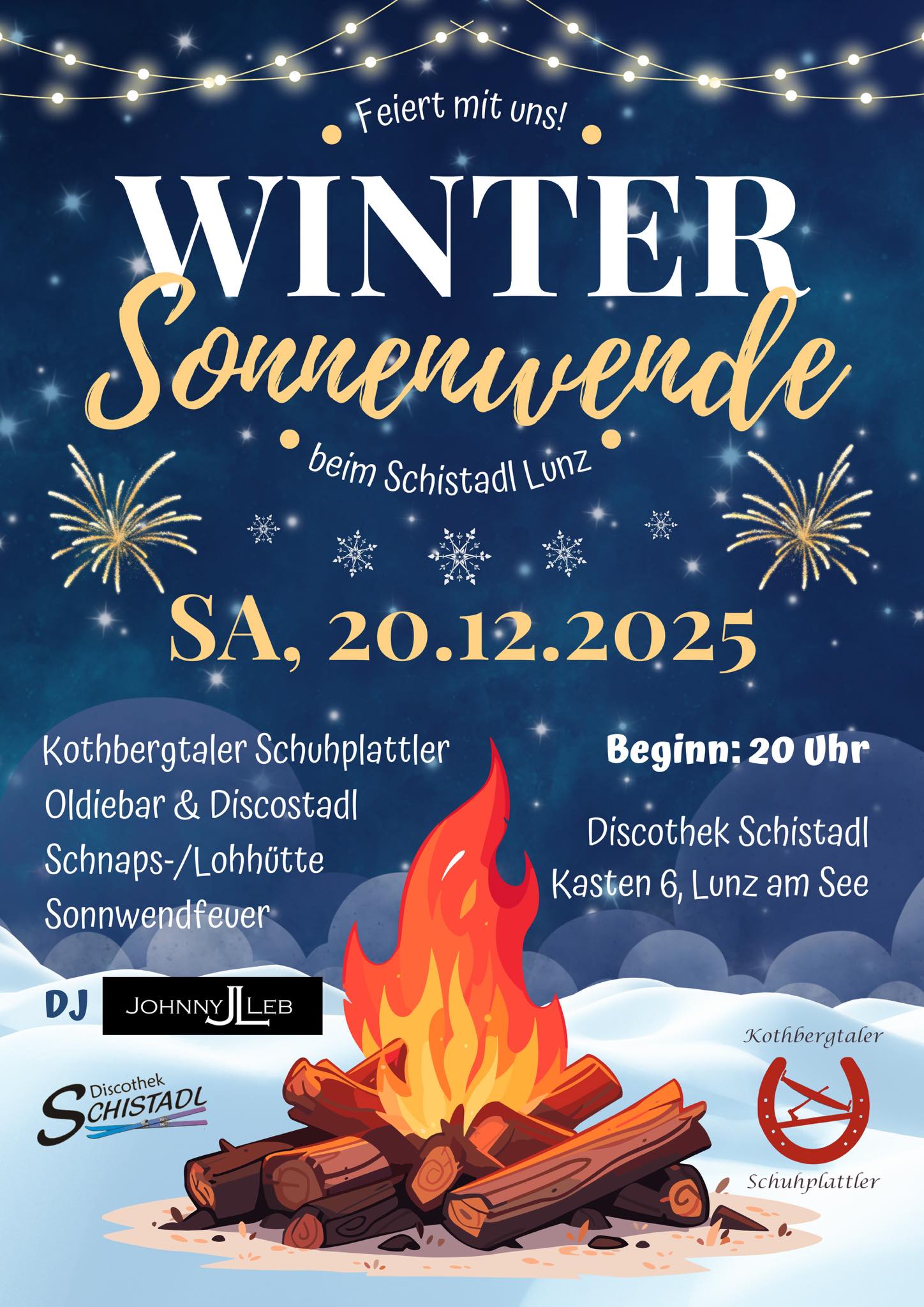 Ankündigung: Wintersonnenwende im Schistadl