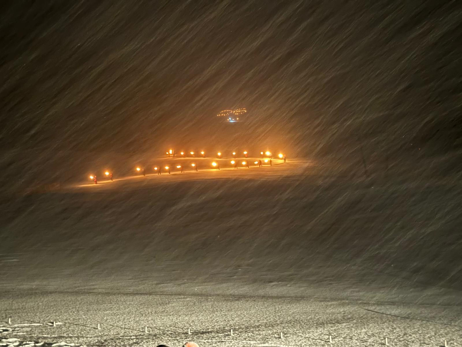 Fackellauf am Silvesterabend