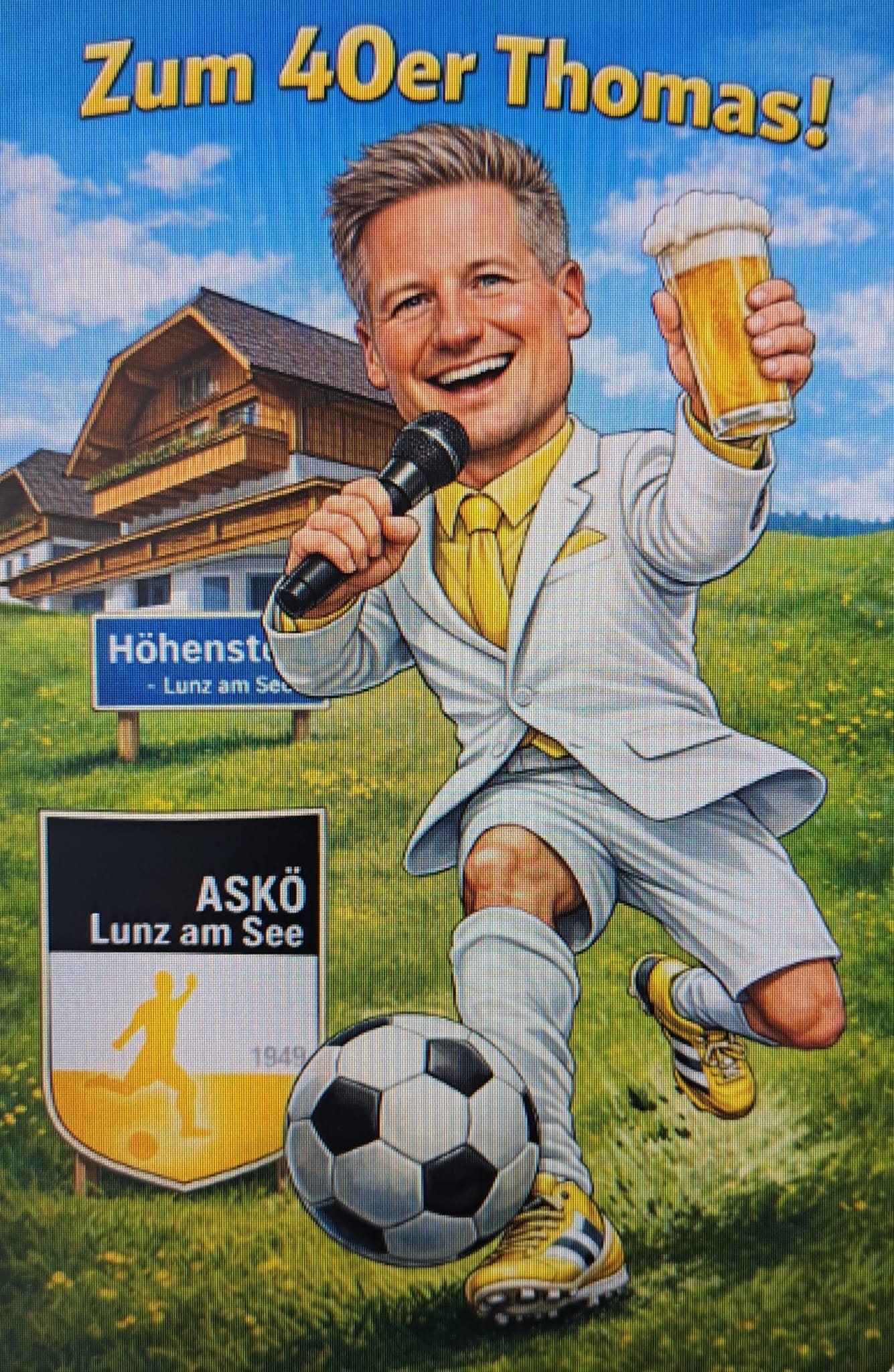 Herzlichen Glückwunsch zum runden Geburtstag, Thomas Helmel