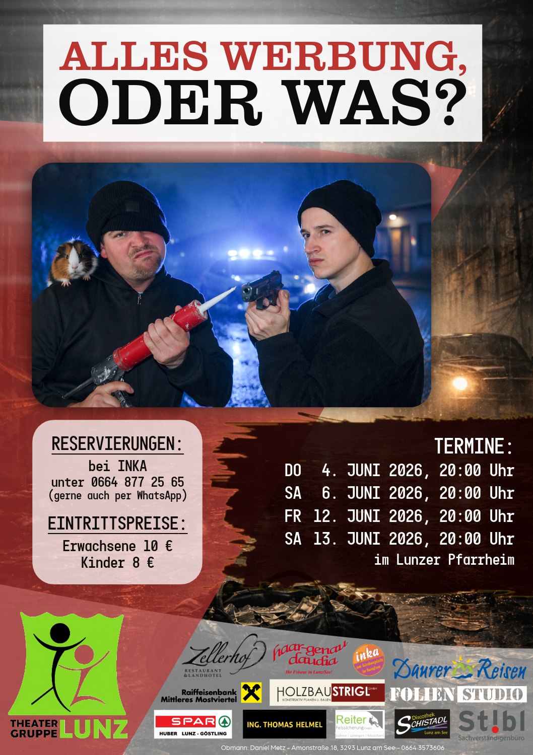 Ankündigung Theater 2026