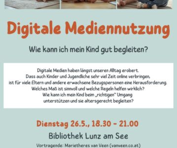 Ankündigung: Digitale Mediennutzung