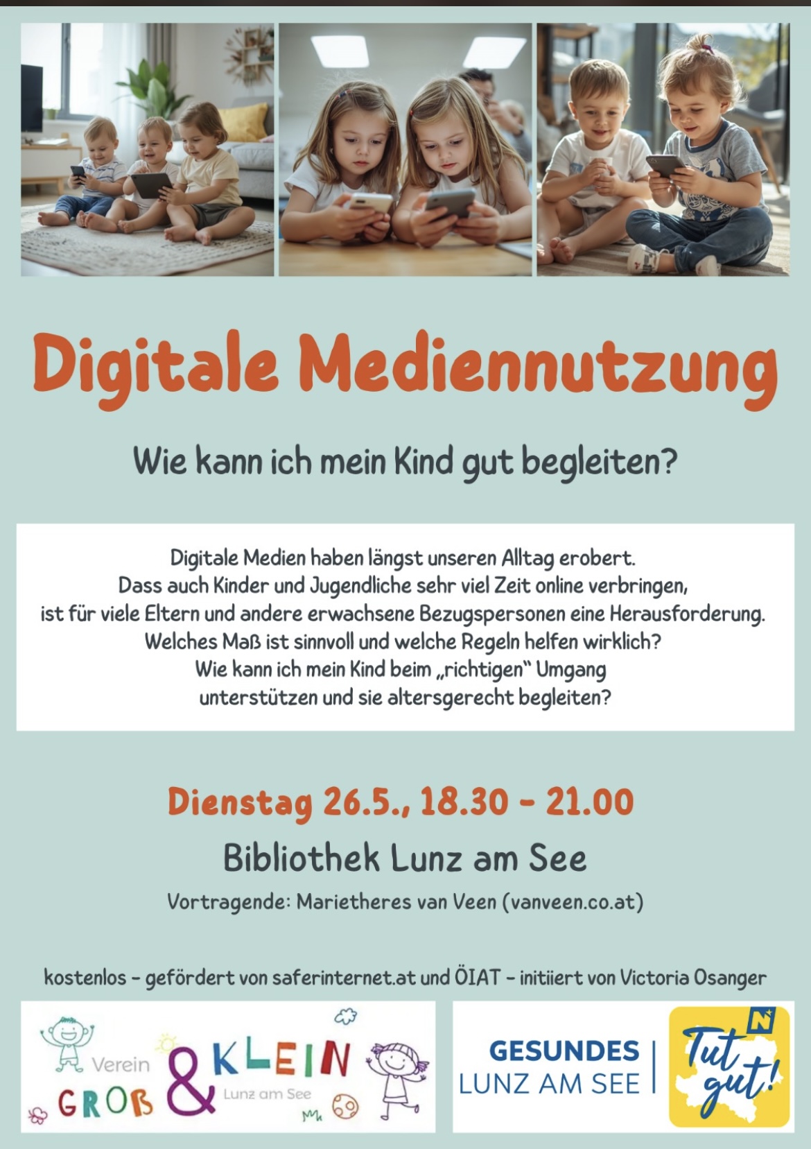 Ankündigung: Digitale Mediennutzung