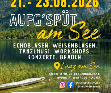 Ankündigung: Aufgspüt am See