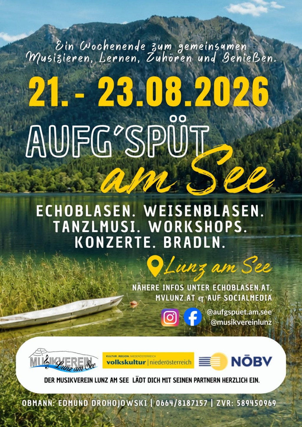 Ankündigung: Aufgspüt am See