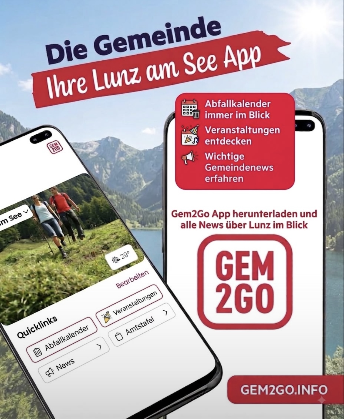 GEM2GO App für Lunz am See