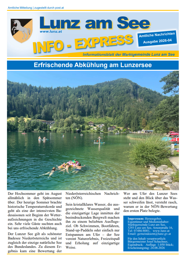 Der neue INFO-EXPRESS ist da!