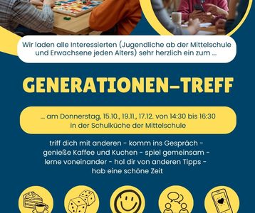 Ankündigung Generationentreff Herbst 2026